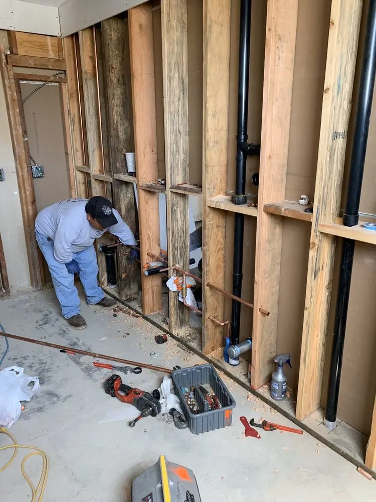 Commercial rough-in plumbing for Gas Line Repair in Earlston